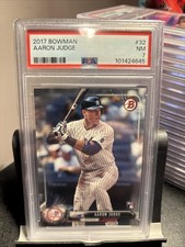 2017 Bowman Aaron Judge RC Rookie #32 New York Yankees PSA 7