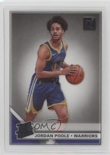 2019-20 Panini Clearly Donruss Rated Rookie Jordan Poole #76 05ea