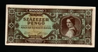 100 000  PENGO  EF   BANKNOTE  FROM  HUNGARY  1945   PICK-121