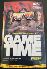 Indiana Fever Game Exclusive Patch and Gameday Program. Connecticut Sun. 7/22/26