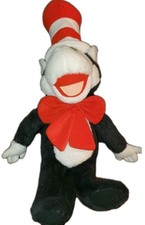 Vintage 1997 Dr Seuss Cat In The Hat Talking Plush Pull String Mattel WORKS 18