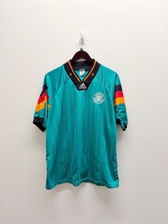 Mens Adidas Germany Football Top Vintage 92 94 away Green size 44 46 CG F10