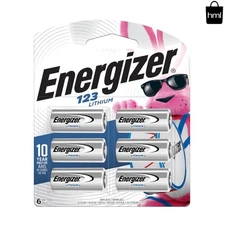 Long-Lasting 123 Lithium Photo Batteries - 6 Pack, Perfect for Smart Devices