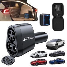 MUETUX Upgraded 2 in1 CCS  J1772 to Tesla CCS1 Adapter, Black