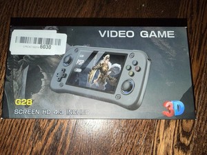 G28 Retro Handheld Video Game Console Système Linux 4.3 1 cm IPS Écran portable