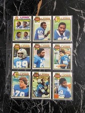 1979 Topps Football Detriot Lions Team Set 18ct Doug English RC Al Baker RC