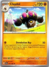 Claydol 047/086 Uncommon Chaos Rising Pokemon NM