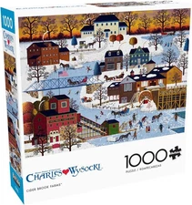 Buffalo Games - 1000 Piece Charles Wysocki Jigsaw Puzzle - Festive Winter Scene 