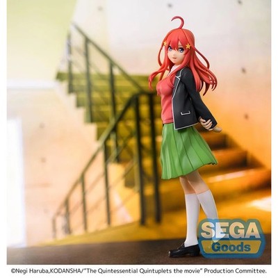 Sega Itsuki Nakano Figure Unisex OS Red New Quintessential Quintuplets SPM