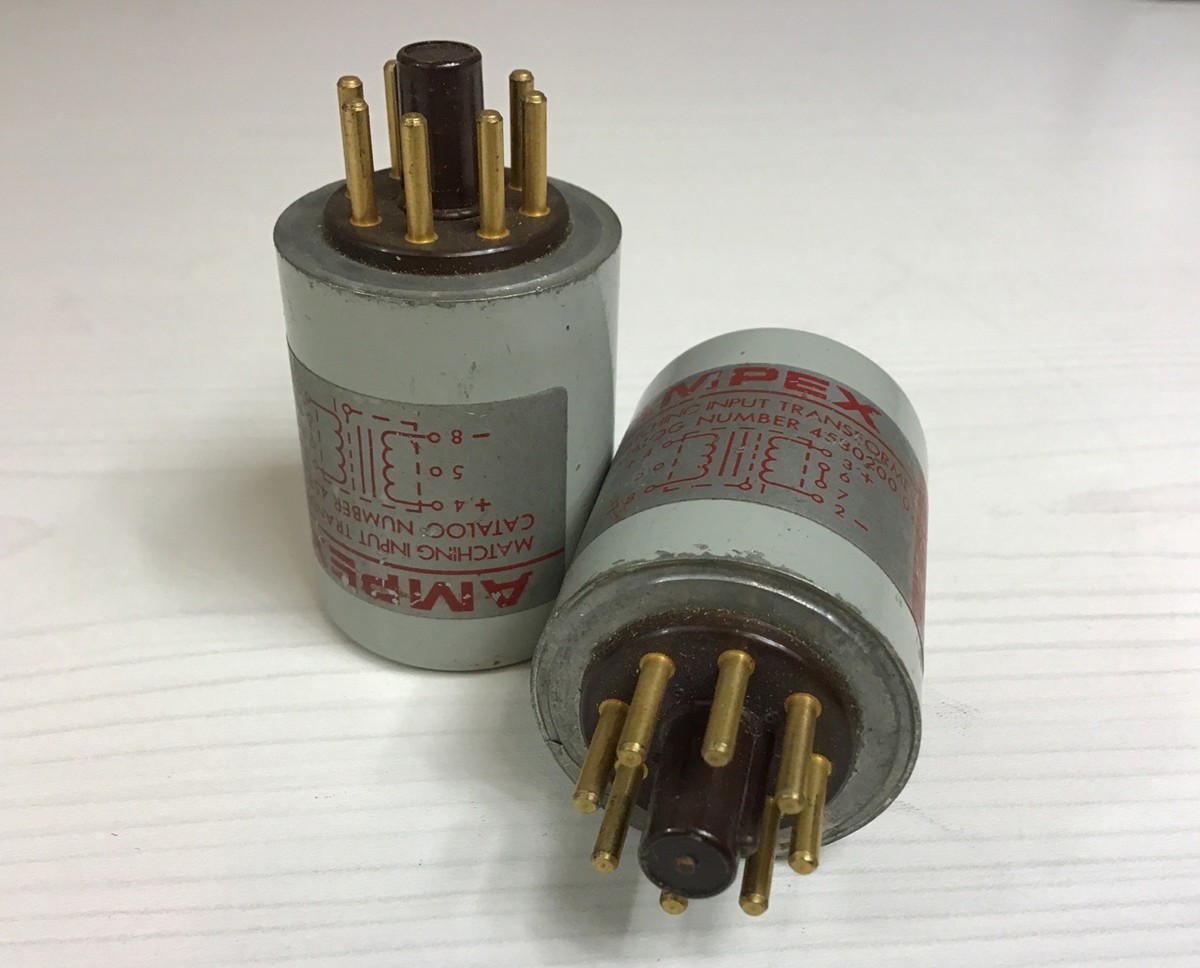 Pair of AMPEX 4580200-02 Matching Input Transformers 440 | eBay