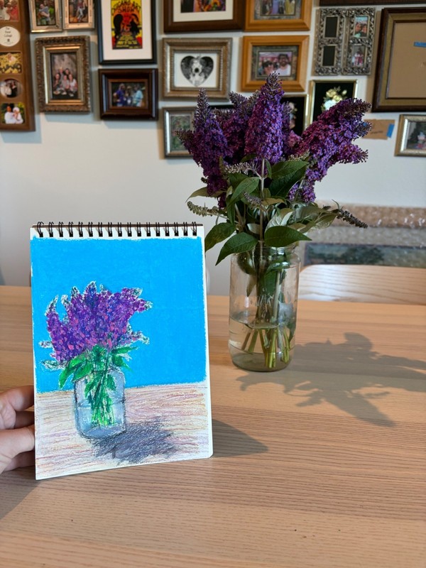 Original Oil Pastel Painting 6 X 8”