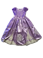 Candys Brand Princess Sofia the First  Purple Dress 4 Layers Girls Size 6