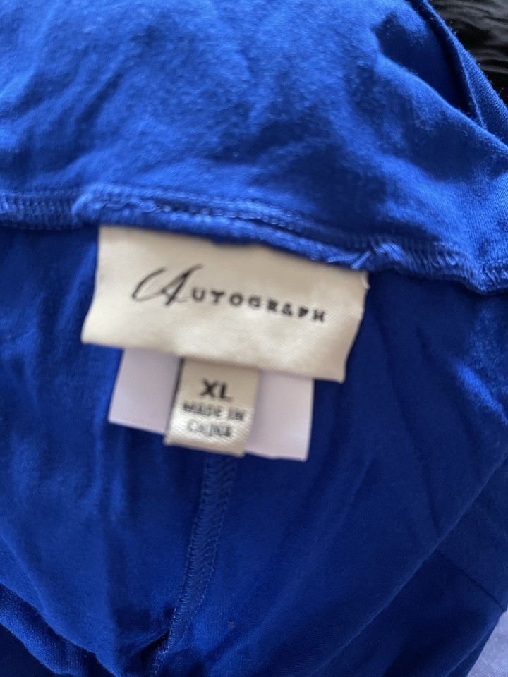 Women's Leggings Electric Blue, Autograph brand XL Viscose/Elastane ...