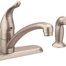Moen 7430SRS Spot Resist Stainless One-Handle Kitchen Faucet