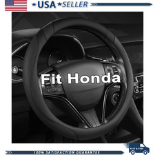 Steering Wheel Cover Honda Civic Cr-z Insight S2000 14-14.25 Black Small Size Steering Wheel Cover Honda Civic Cr-z Insight S2000 14-14.25 Black Small Size