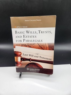 Basic Wills, Trusts, and Estates for Paralegals (Aspen College Series)