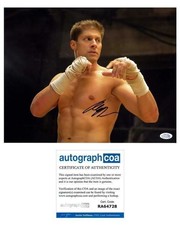 Alain Moussi Signed Autographed 11x14 Photo Kickboxer Movie ACOA
