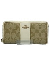 COACH Long Wallet BEG Pattern Women's F54630