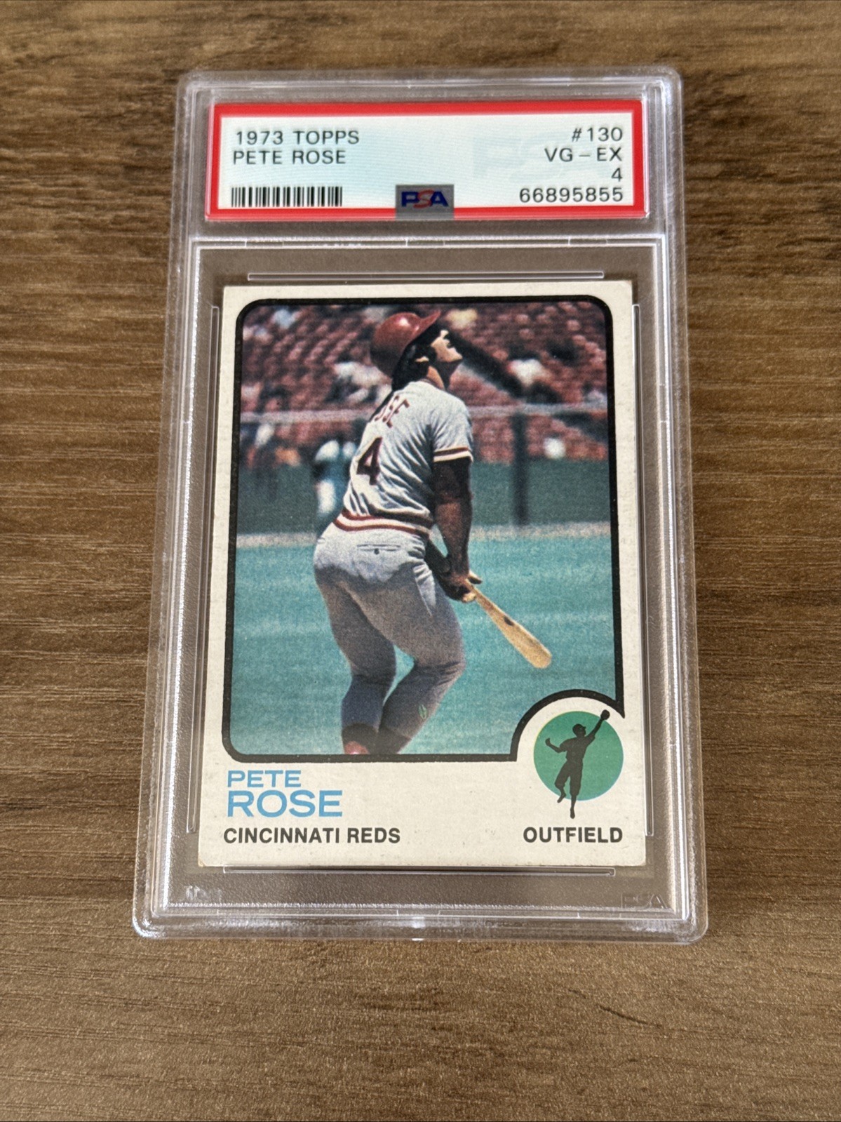 1973 Topps - Pete Rose #130 ~ PSA 4