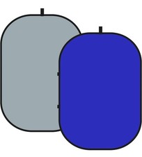 NEEWER Chromakey Backdrops, Double-Sided Blue and Grey 150x200 cm, blue/grey