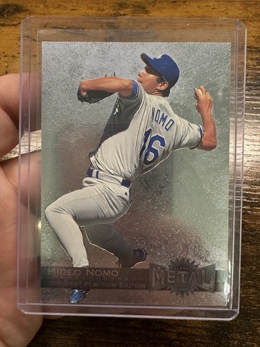Hideo Nomo #186 1996 Metal Universe card