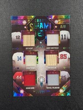 Hoja Grand Salami 6 2022 - Reliquia de Kent Banks Dunn Sheffield Baylor Palmeiro/9