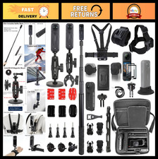 Insta360 X5 Accessories Kit - Carrying Case, Selfie Stick, Mounts, Straps  Adap