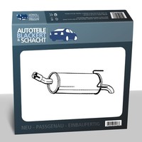 Auspuff Endtopf für Opel Zafira