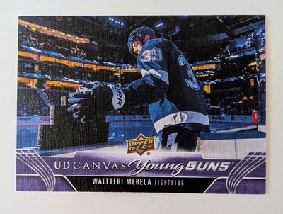 2023-24 Upper Deck Extended UD Canvas Young Guns #C381 Waltteri Merela Lightning
