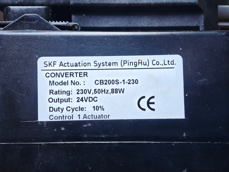 Vérin actionneur linéaire électrique 230VAC - SKF - 210mm / 6000N - Photo 2/4