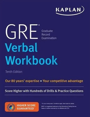 Kaplan Test Prep | GRE Verbal Workbook | Taschenbuch | Englisch (2019)