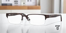 VERSACE VE1184 1269 Brushed Brown Demo Lens 53 mm Men's Eyeglasses