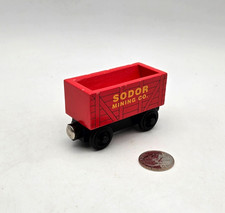 Thomas  Friends Wooden Railway Tank Train Engine Sodor Mining Coal Car 2003 GUC