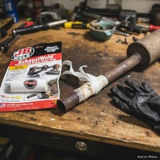 Universal Fit Exhaust Repair Wrap - Exhaustweld 2 X 72 White Cures In Minutes