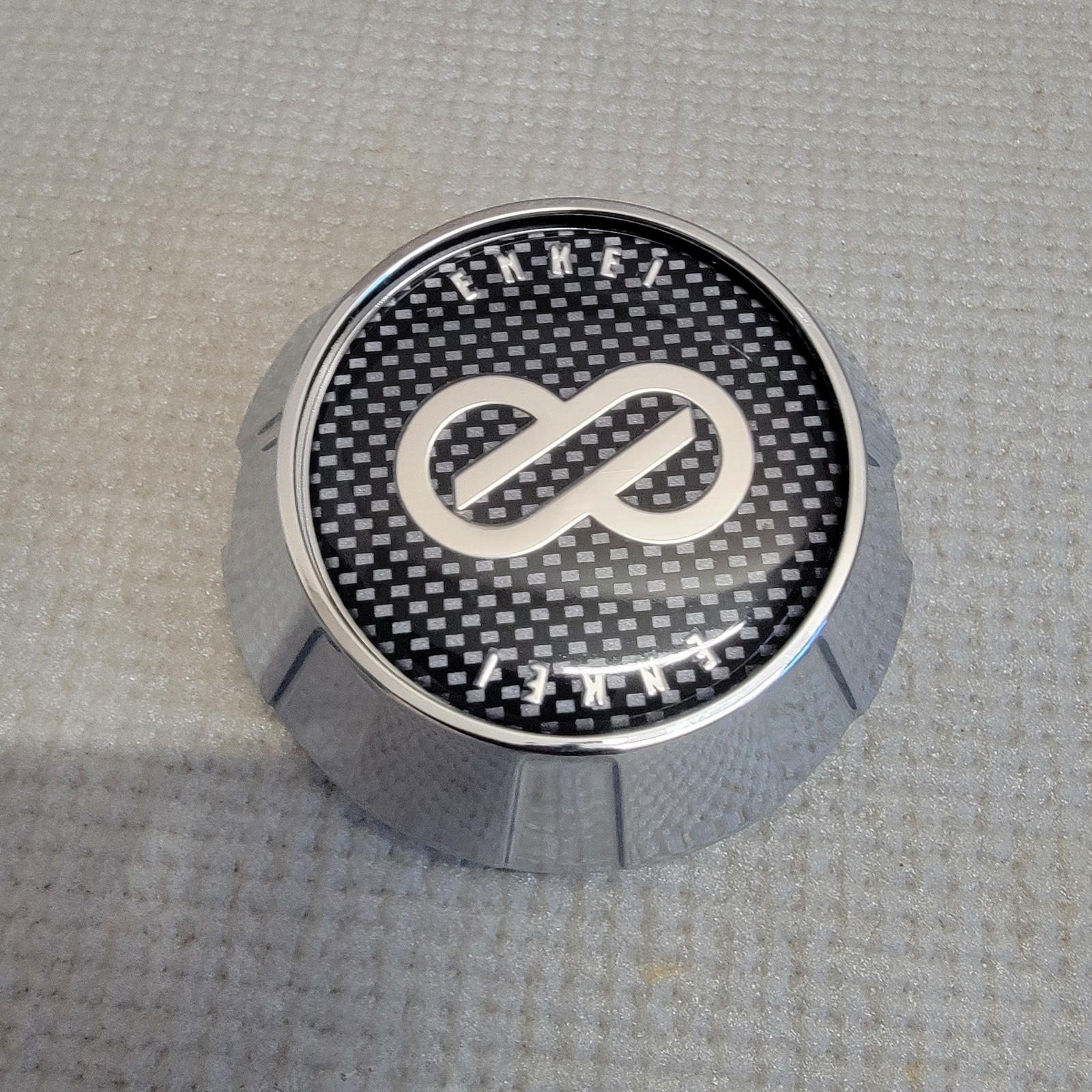 ENKEI CC-152 ALLOY WHEEL SNAP ON CHROME CENTER CAP NEW