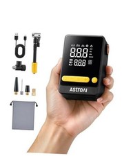 Bike Pump, 12s Fast Inflate Electric Bicycle Pump, 150PSI Tire Compact