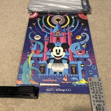 D23 Poster 2022 Expo Gold Member Exclusive Disney Mickey Oswald Eric Tan