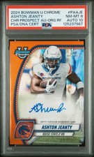 2024 Bowman U Chrome - Chrome Prospect Autographs Ashton Jeanty Orange /25