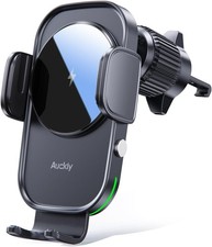 Auckly Wireless Car Charger, [Electromagnetic Sense] Qi 15W Fast in Car Wireles