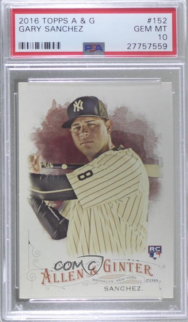 2016 Topps TOPPS ALLEN & GINTER #152 Gary Sanchez front