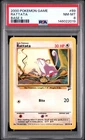 2000 POKEMON BASE SET 2 #89 RATTATA PSA 8