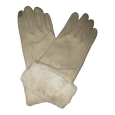 Women's beautiful fleece lined thick pluse winter gloves.