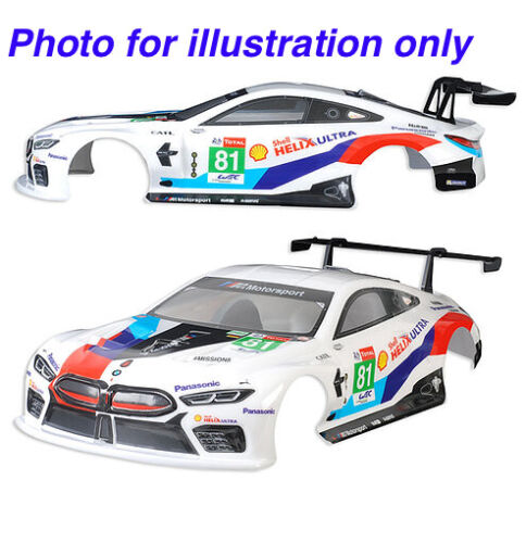 1/8 Lexan Clear RC Car GT Body Shell for BMW M8 GTE with 360mm wheel base - Picture 2 of 7