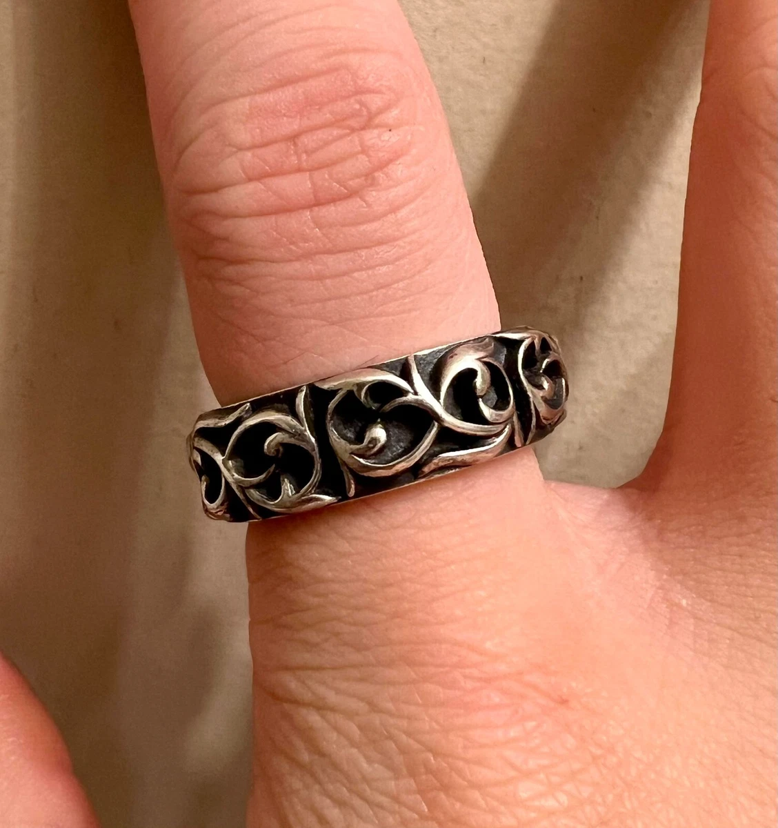 Chrome Hearts Eternity Vine Ring Size 10.5 eBay