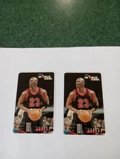 2 World.com Michael Jordan Phone Cards 10 minutes each Promotional offer