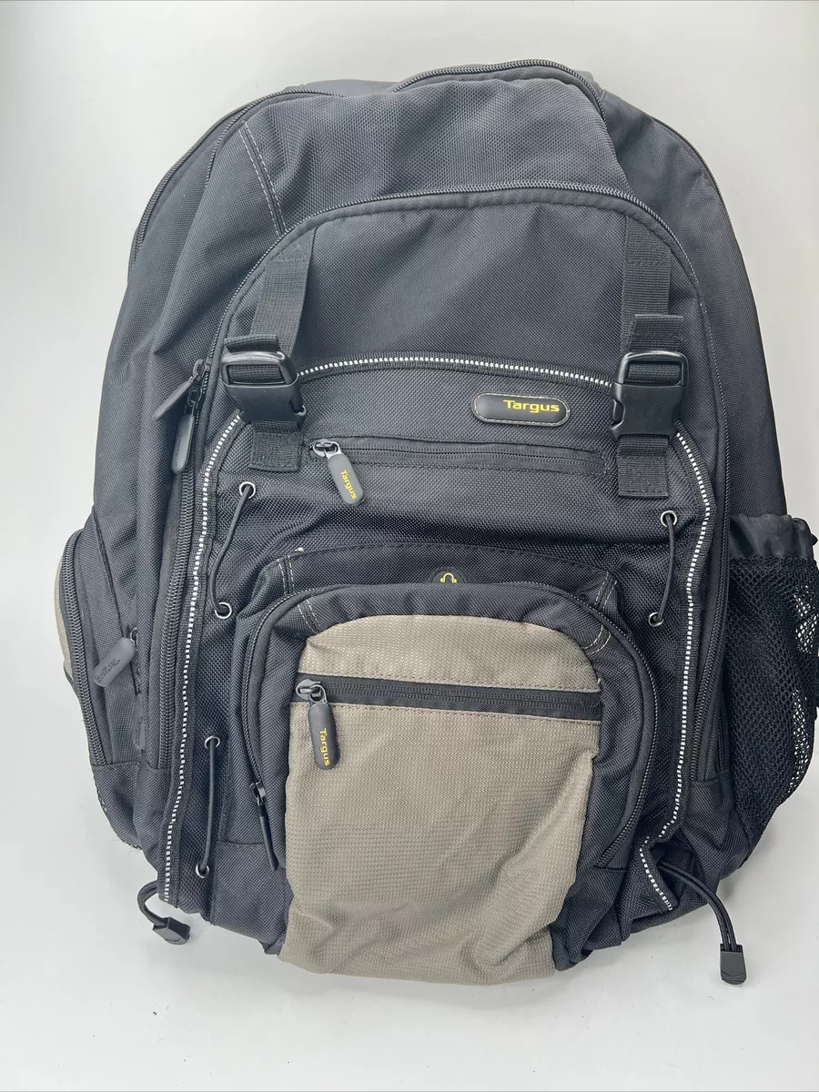 Targus City Gear Commuter Large Backpack Laptop Case Black Gray