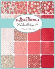 LOVE BLOOMS Layer Cake 10" Square Quilt Fabric by Moda 42 Pc by Lella Boutique