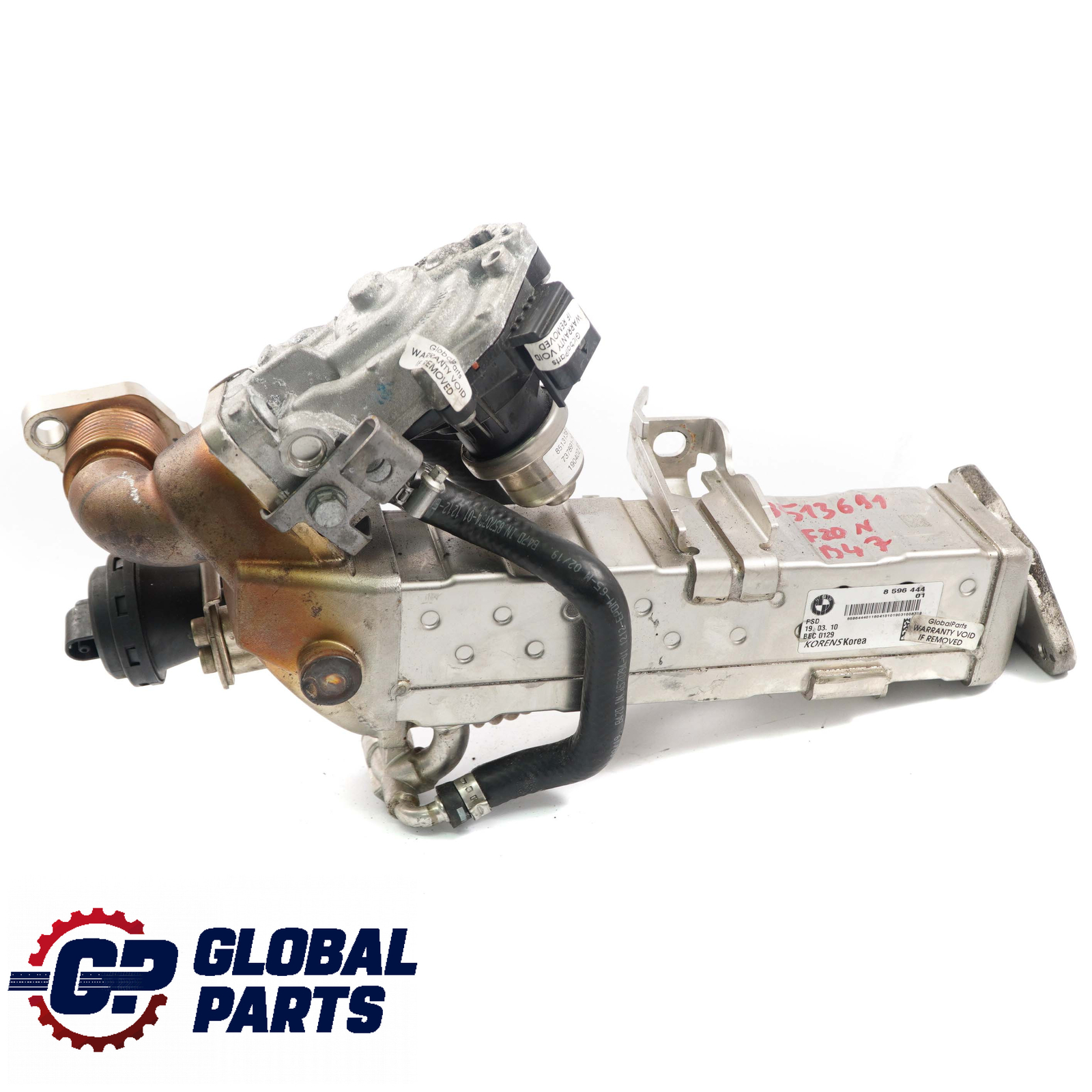 BMW 1 3 er F20 F21 F30 F31 LCI B47 Abgas Kühler Diesel AGR 8596444 