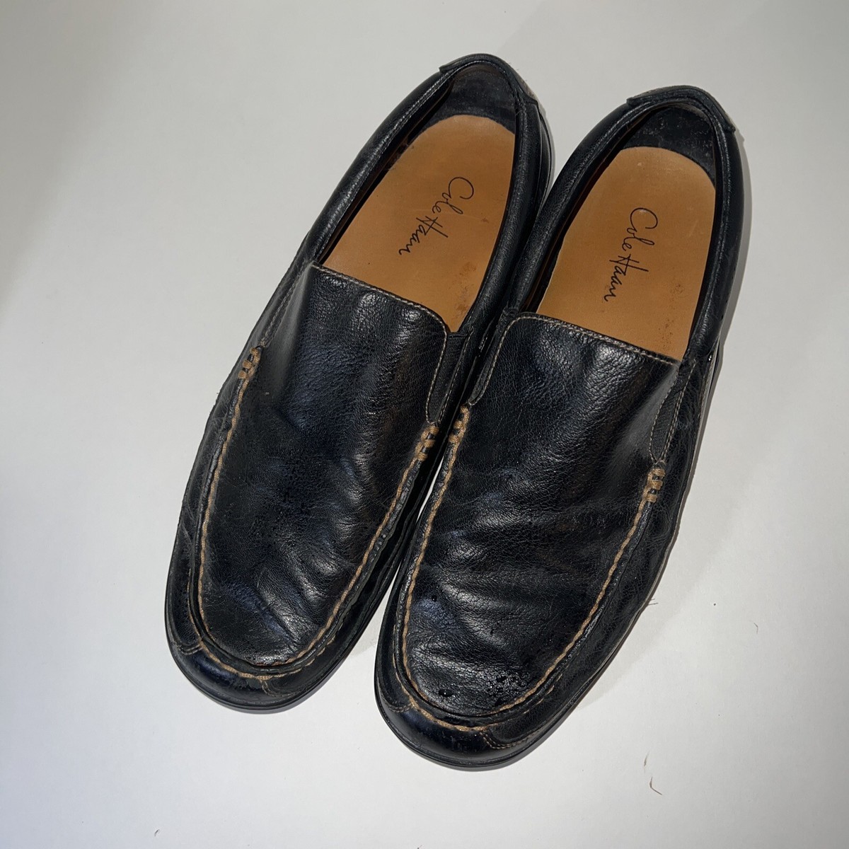 Cole Haan C03557 Tucker Venetian Men Black Driving Leather  display picture 2