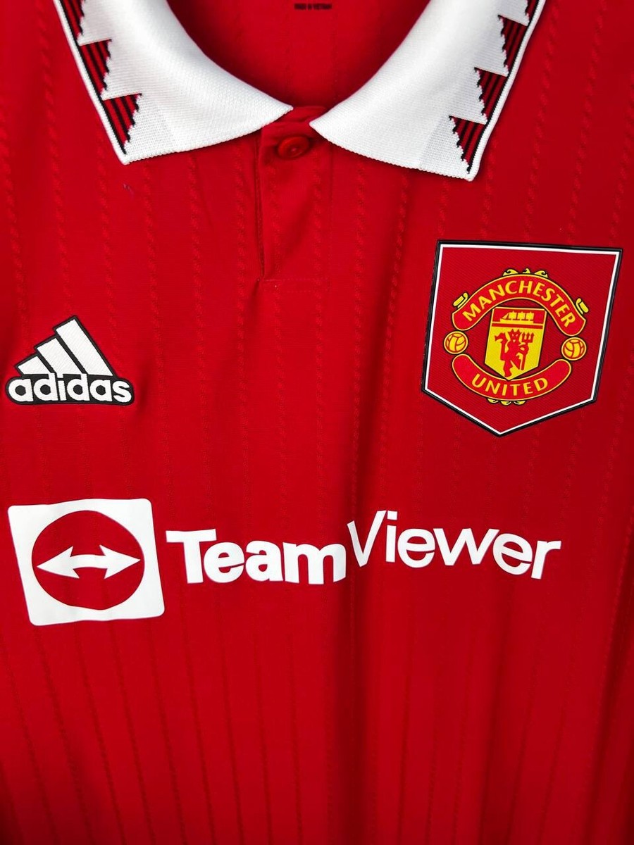 Manchester United Adidas Sancho #25 22/23 jersey home size L